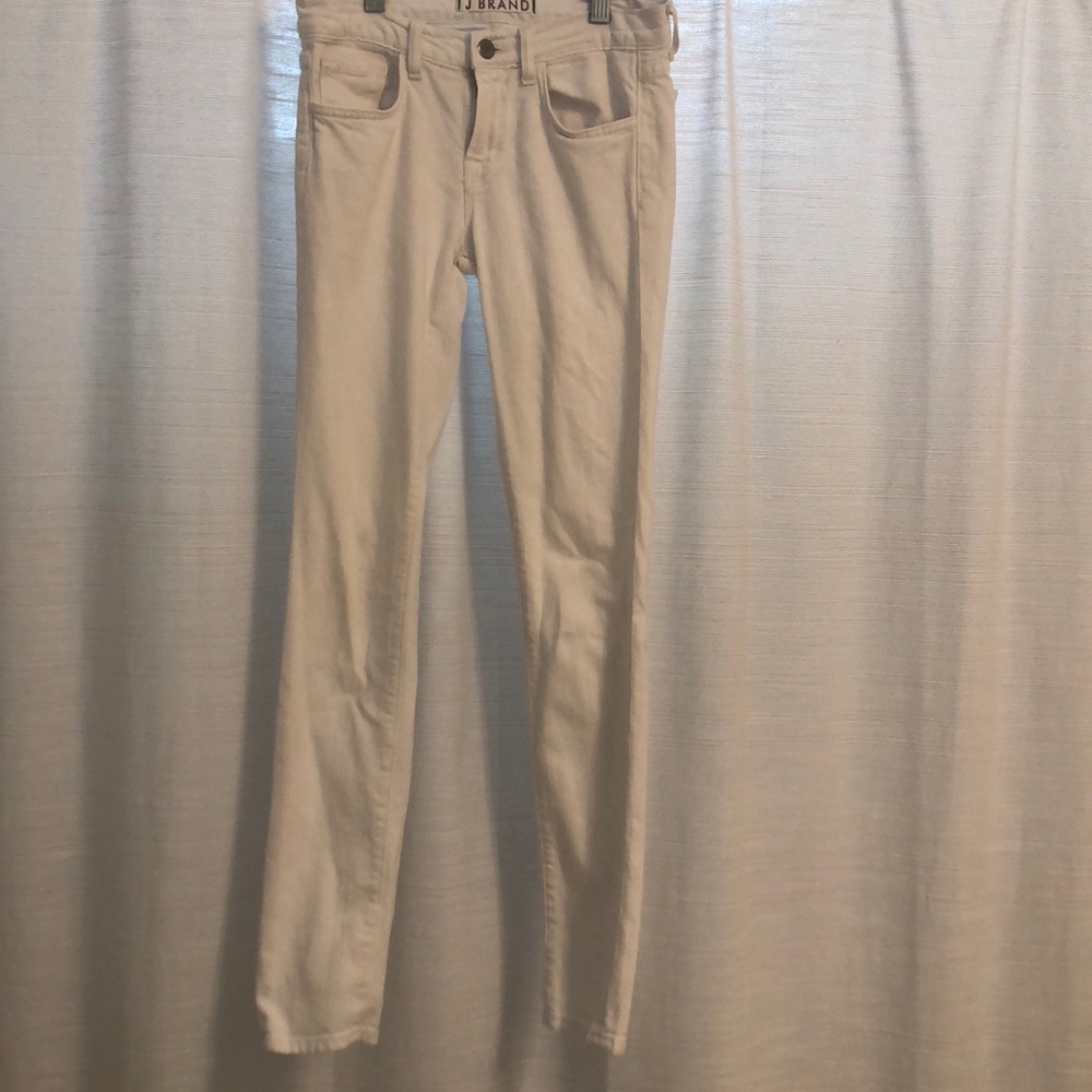 J Brand White Skinny Jeans